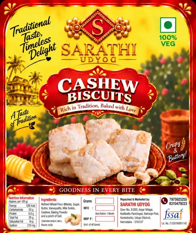 Cashew Biscuits